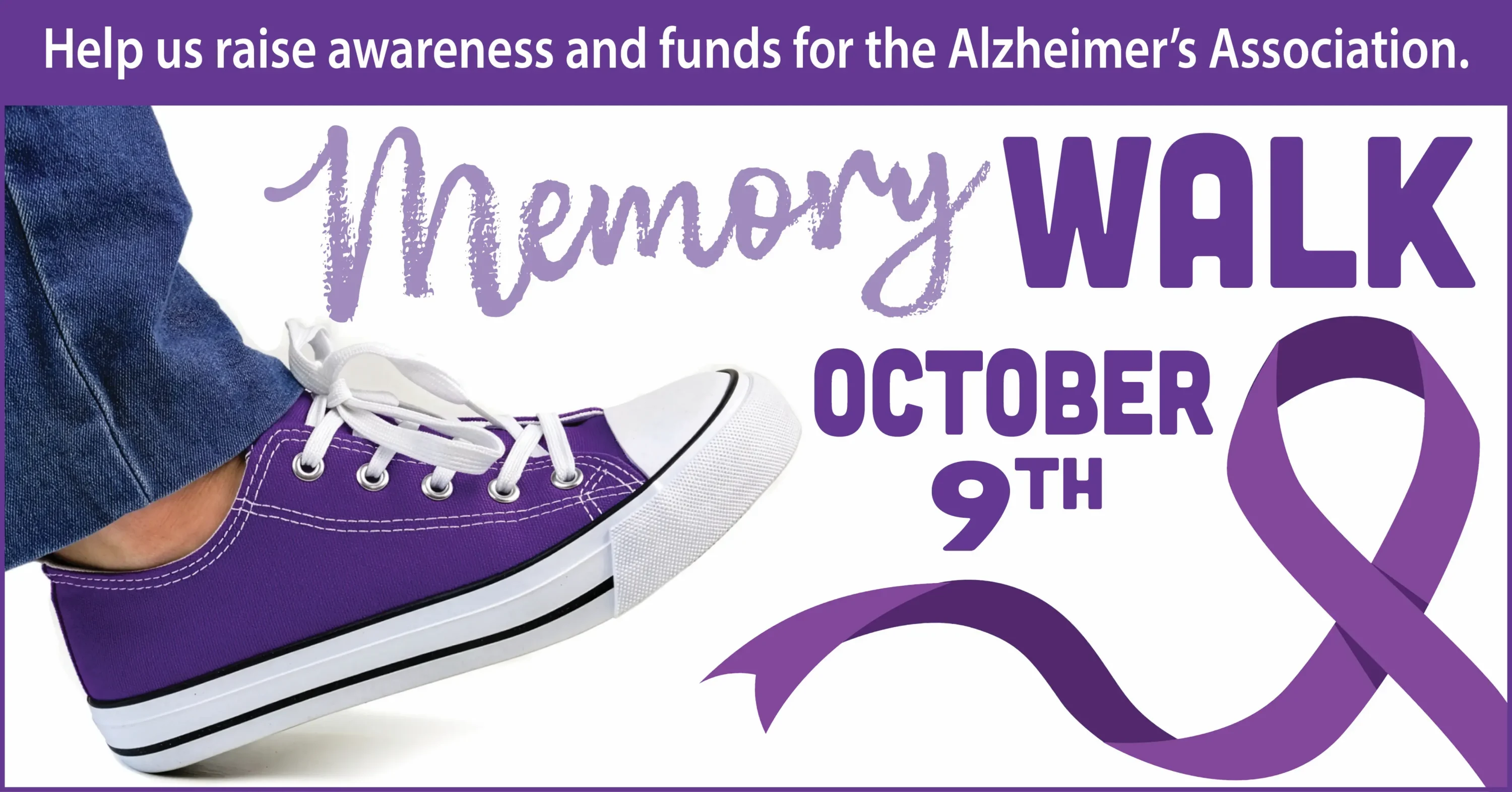 Memory walk promo banner image